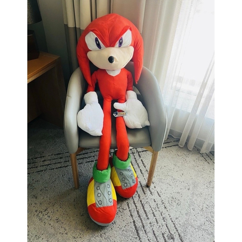 Sonic the Hedgehog Knuckles 54 Inch Jumbo Plush Kellytoy 2009 Sega Collectible